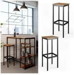 Vicco Barhocker Barst&uuml;hle 2er Set K&uuml;chenst&uuml;hle mit Fu&szlig;st&uuml;tze f&uuml;r Bartisch
