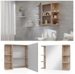 Vicco Spiegelschrank Badspiegel Wandspiegel Fynn Sonoma 80x64 cm modern Spiegel