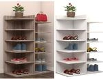 VCM Holz- Schuhregal Ma&szlig;e: B. 60 x H. 80 x T. 30 cm 12 F&auml;cher - Enosa