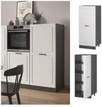 Vicco Backofenumbauschrank K&uuml;chenschrank K&uuml;chenzeile R-Line Landhaus 60 cm