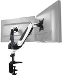 hjh OFFICE Monitorhalterung VM-MG2S Aluminium