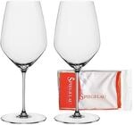 Spiegelau Bordeauxgl&auml;ser + Poliertuch Hi-Lite 650 ml 2er Set