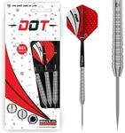 Bull's Unisex Steeldarts Dot D3 Dartpfeile 90% Tungsten Darts-Set Profi 1er Pack