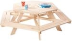 Pinolino Kindersitzgarnitur 'Nicki 6-Eck', natur