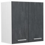 Vicco H&auml;ngeschrank R-Line Schwarz Beton Wei&szlig; 60 cm