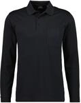 Soft Knit Polo Knopf Langarm Herren Poloshirt