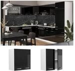 Vicco H&auml;ngeschrank K&uuml;chenschrank R-Line Solid Wei&szlig; Schwarz 60 cm modern