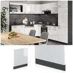 VICCO K&uuml;chenschrank Geschirrsp&uuml;lerblende 60 cm R-Line Anthrazit