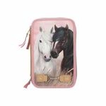 Depesche 3-Fach Federtasche Dusty Rose Miss Melody 20 x 13 x 7,5 cm