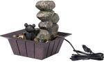 dobar Kleiner Polyresin-Brunnen mit Pumpe - versch. Ausf&uuml;hrungen