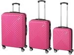 Trolley-Set "Kingston" 3-tlg. - pink