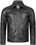 Rock Creek Lederjacke Regular Fit