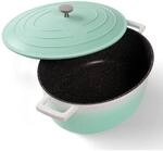 STONELINE Mint Gourmet Br&auml;ter 32x25 cm mit Deckel, Backofen und Induktion geeignet,