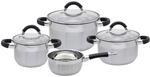 Topfset 4-teilig Black Steam
