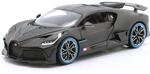 Bburago 18-11101 - Modellauto - Bugatti Divo Carbon (grau, Ma&szlig;stab 1:18)