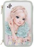 Depesche 3-Fach Federtasche mit Stickerei SUMMER FEELING inkl. Stifte TOPModel 7,5 x
