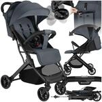 tectake&reg; Buggy-Kinderwagen, Einhand-Klappmechanismus, mit 5-Punkt-Gurt,