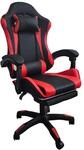 HTI-Living Schreibtischstuhl Krit Relax Schwarz-Rot