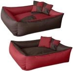 BedDog 2in1 Hundebett waschbar Hundekissen mit Rand Hundesofa