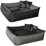 BedDog 2in1 Hundebett waschbar Hundekissen mit Rand Hundesofa