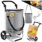 KESSER&reg; Einkaufstrolley klappbar mit 56L Kapazit&auml;t und belastbar bis 50kg 3in1