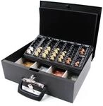 hjh OFFICE Geldkassette SAFE I Stahl