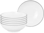 Seltmann Weiden Dessertschalen Lido Black Line &oslash; 15 cm 6er Set