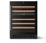 Illuminosa Unterbau-Weink&uuml;hlschrank Dualzone 129 Liter 46 Flaschen 60...