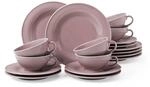 Seltmann Weiden Teeservice Beat Color Glaze 18er Set