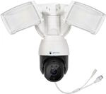 LUVISION LED Flutlicht PTZ WLAN &Uuml;berwachungskamera mit Bewegungsverfolgung Lampe AI