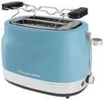 Russell Hobbs Hanley Toaster, Retro Blue (28651-56)
