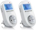 BEARWARE 2x Steckdosen Thermostat f&uuml;r Heiz & Klimager&auml;te Individuell...