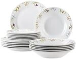 M&auml;ser Teller-Set, Porzellan Zosma Wei&szlig;