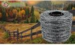 Aquagart 100m Stacheldraht verzinkt 1,6/1,7mm f&uuml;r Wildzaun Forstzaun Knotengeflecht
