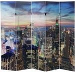 LED-Paravent Spanische Wand Raumteiler Miami, Timer, netzbetrieben 180x200cm, 30 LEDs
