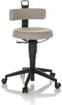 hjh OFFICE Drehhocker TOP WORK FLEX Stoff ohne Armlehnen