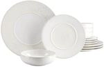 CreaTable Teller Set 24555 Serie Unico Toscania 12-tlg. Geschirrset 4 Personen