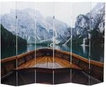 Foto-Paravent MCW-A83, Raumteiler Trennwand Sichtschutz, MVG-zertifiziert ~ 180x244cm