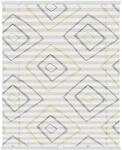 Lichtblick Plissee Klemmfix, ohne Bohren, blickdicht, Stripy Boho Rectangle - Beige