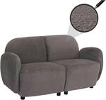 2er-Sofa MCW-P33, 2-Sitzer Couch Loungesofa, Stoff/Textil Chenille (330 g/m&sup2;)