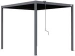 GFP Pergola Classic Plus Terrassen&uuml;berdachung aus Stahl mit Lamellendach 398 x 300 x