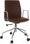 hjh OFFICE Luxus Chefsessel VEMONA 30 Kunstleder mit Armlehnen