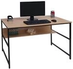 Schreibtisch McW-K80, B&uuml;rotisch Computertisch Arbeitstisch Ablage, Metall MDF