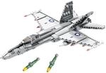 Reobrix 33022 Kampfjet Klemmbaustein Flugzeug 1387 Teile ab 14