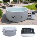 Whirlpool MCW-N97, 4 Personen, In-/Outdoor heizbar aufblasbar Pumpe