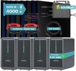 SUNNIVA&reg; 4000W Balkonkraftwerk mit 8,96 kWh Speicher MARSTEK 4x B2500-D,...