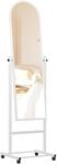 CLP Standspiegel Evoir mit Laufrollen I Ganzk&ouml;rperspiegel mit Metallrahmen I