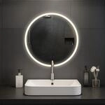CLP Badspiegel Laconia mit Beleuchtung, Bluetooth-Lautsprecher, Anti-Beschlag