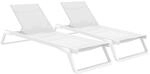 CLP 2er Set Sonnenliege Tropic, stilvolle und wetterfeste Gartenliegen mit...