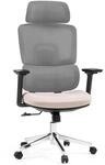 hjh OFFICE Profi B&uuml;rostuhl Ergomy Pro Stoff / Netzstoff mit Armlehnen